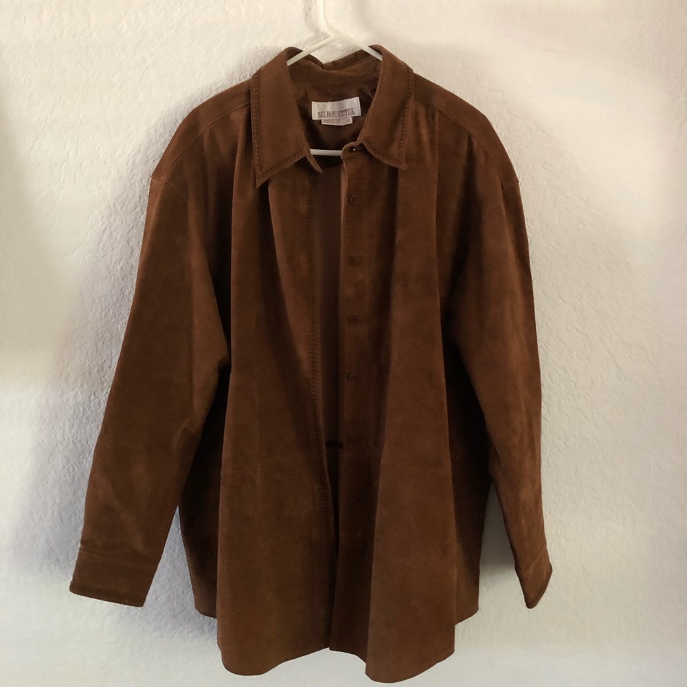 Silhouettes Light Weight Suede Jacket